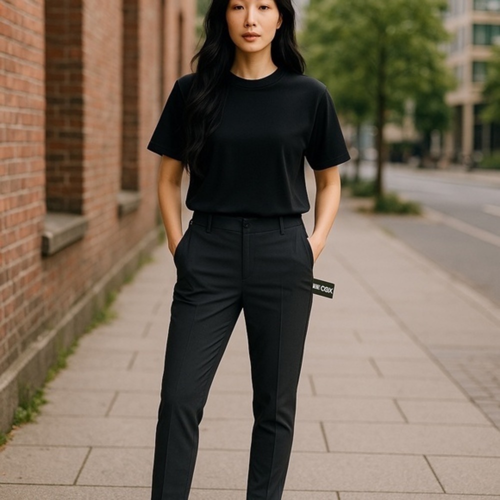 32 Degrees Black Tailored Pantsuit